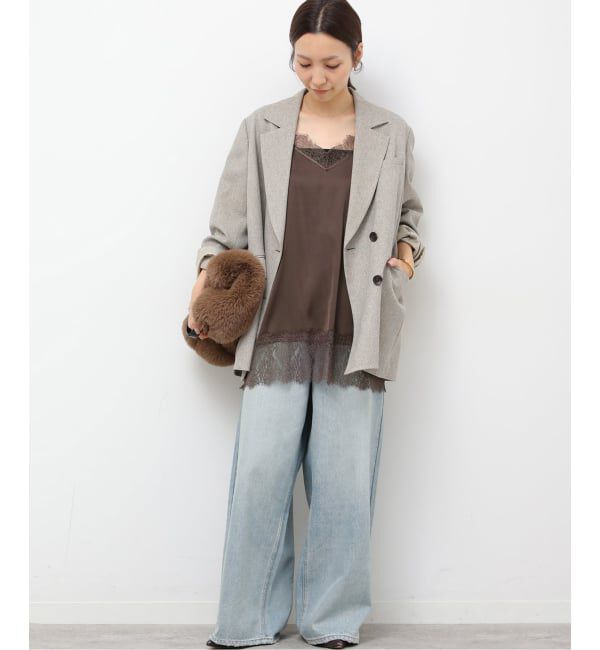 JOURNAL STANDARD relume「《追加》サテンレースキャミチュニック」|キャミソール|