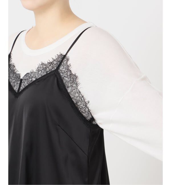 JOURNAL STANDARD relume「《追加》サテンレースキャミチュニック」|キャミソール|