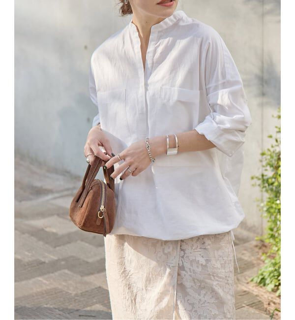 JOURNAL STANDARD「《追加》ハードマンズリネンコットンスキッパーシャツ」|シャツ・ブラウス|