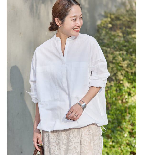 JOURNAL STANDARD「《追加》ハードマンズリネンコットンスキッパーシャツ」|シャツ・ブラウス|