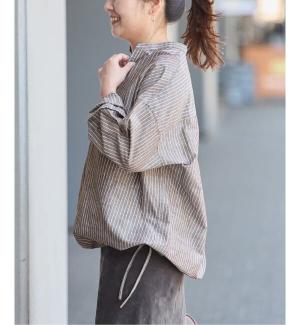 JOURNAL STANDARD「《追加》ハードマンズリネンコットンスキッパーシャツ」|シャツ・ブラウス|