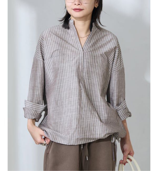 JOURNAL STANDARD「《追加》ハードマンズリネンコットンスキッパーシャツ」|シャツ・ブラウス|