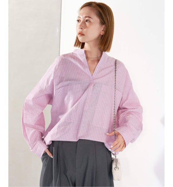 JOURNAL STANDARD「《追加》ハードマンズリネンコットンスキッパーシャツ」|シャツ・ブラウス|