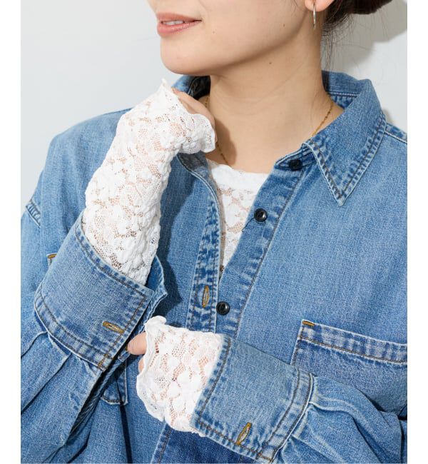 JOURNAL STANDARD「《WEB限定追加予約3》ストレッチフラワーレースインナー」|Tシャツ・カットソー|ホワイト