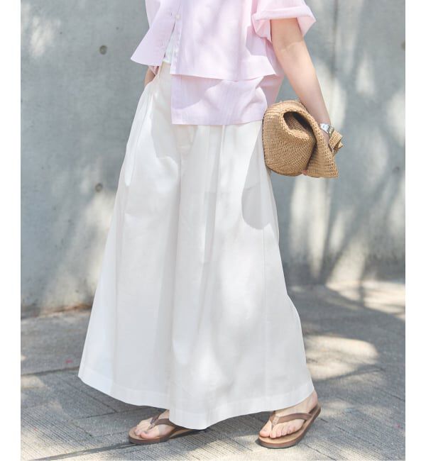 JOURNAL STANDARD「《予約》ストレッチレーヨンリネンキュロット」|その他|ホワイト