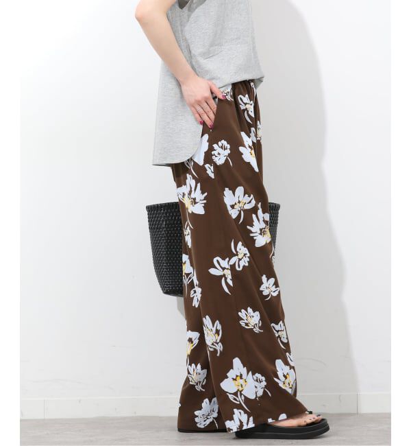 JOURNAL STANDARD relume「《予約》フラワープリントタックパンツ」|その他|
