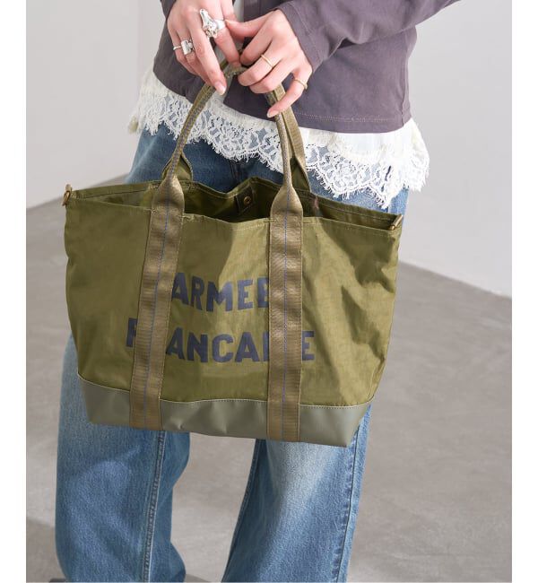 JOURNAL STANDARD「《追加予約4》別注【LUCEBER/ルースバー】militaryショルダーBAG」|トートバッグ|カーキ