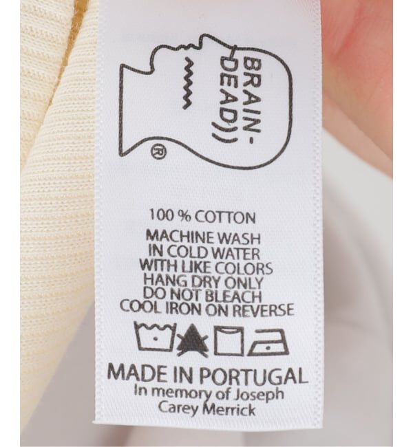 Oriens JOURNAL STANDARD「【BRAIN DEAD/ブレインデッド】RIBBED HENLEY」|Tシャツ・カットソー|