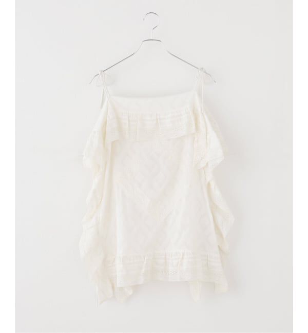 JOURNAL STANDARD「INDIA スクエアJQ ポンチョヌブラウス」|シャツ・ブラウス|ホワイト