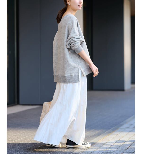 FRAMeWORK「≪一部カラーWEB限定 / 追加≫ボートネックワイドスウェット」|スウェット・ジャージ|