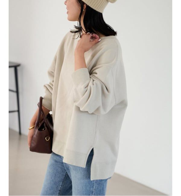 FRAMeWORK「≪一部カラーWEB限定 / 追加≫ボートネックワイドスウェット」|スウェット・ジャージ|