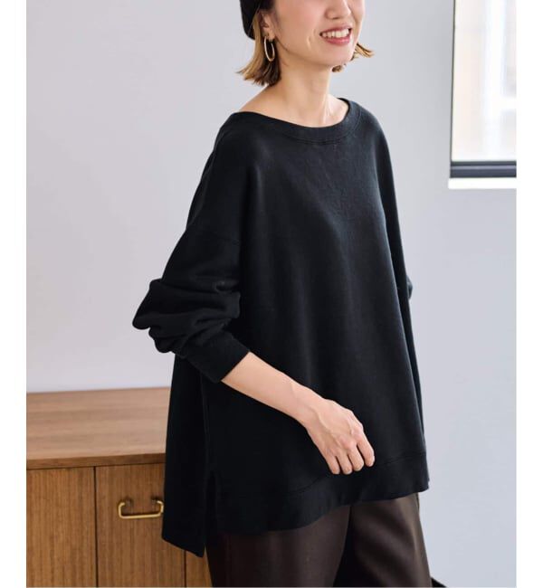 FRAMeWORK「≪一部カラーWEB限定 / 追加≫ボートネックワイドスウェット」|スウェット・ジャージ|