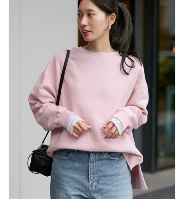 FRAMeWORK「≪一部カラーWEB限定 / 追加≫ボートネックワイドスウェット」|スウェット・ジャージ|