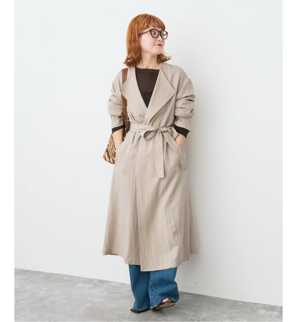 Spick and Span「ノーカラーコート」|ノーカラーコート|