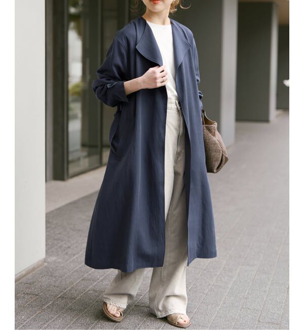 Spick and Span「ノーカラーコート」|ノーカラーコート|