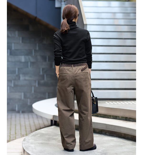 FRAMeWORK「≪一部カラーWEB限定 / 追加≫OVER SIZED CHINO パンツ 2」|チノ|