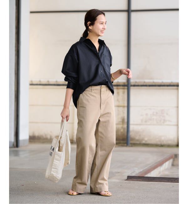 FRAMeWORK「≪一部カラーWEB限定 / 追加≫OVER SIZED CHINO パンツ 2」|チノ|