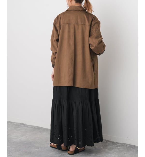 Spick and Span「《追加》フェイクスエードオープンカラージャケット」|その他|