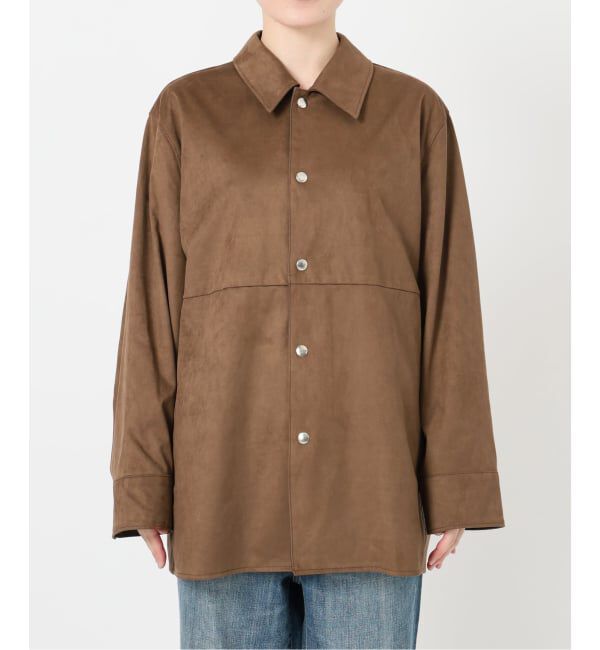 Spick and Span「《追加》フェイクスエードオープンカラージャケット」|その他|