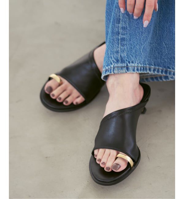 NOBLE「《追加・パーツ別注》LE VERNIS/ルベル二 Toe ring sandals」|サンダル|