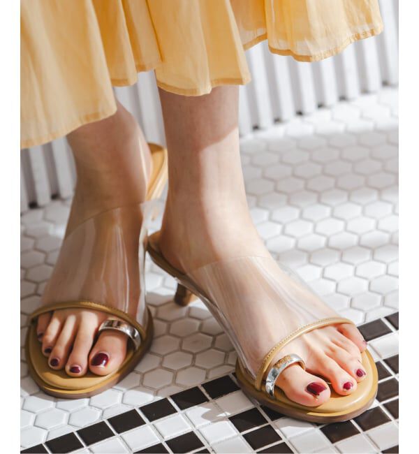 NOBLE「《追加・パーツ別注》LE VERNIS/ルベル二 Toe ring sandals」|サンダル|