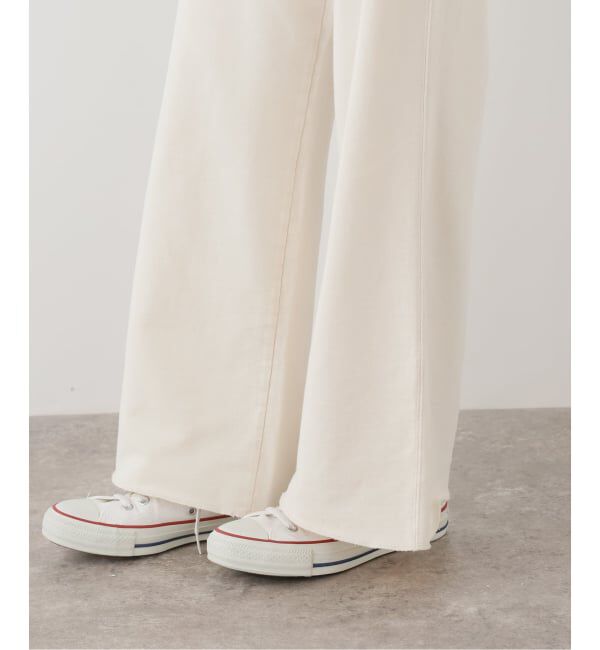 FRAMeWORK「ウェットオゾン加工インレーセミフレアパンツ」|スラックス|