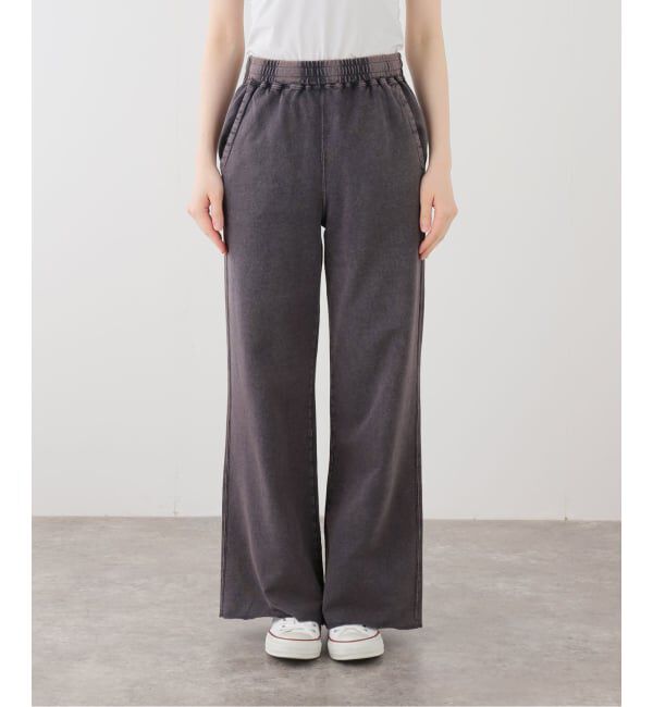 FRAMeWORK「ウェットオゾン加工インレーセミフレアパンツ」|スラックス|