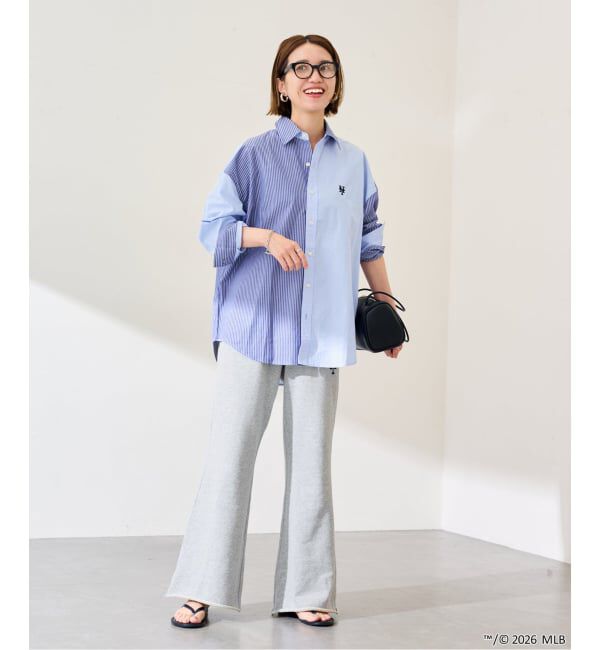 FRAMeWORK「≪予約≫MEAN MACHINE AGE MLB 別注SLACKS SWEATパンツ」|その他|