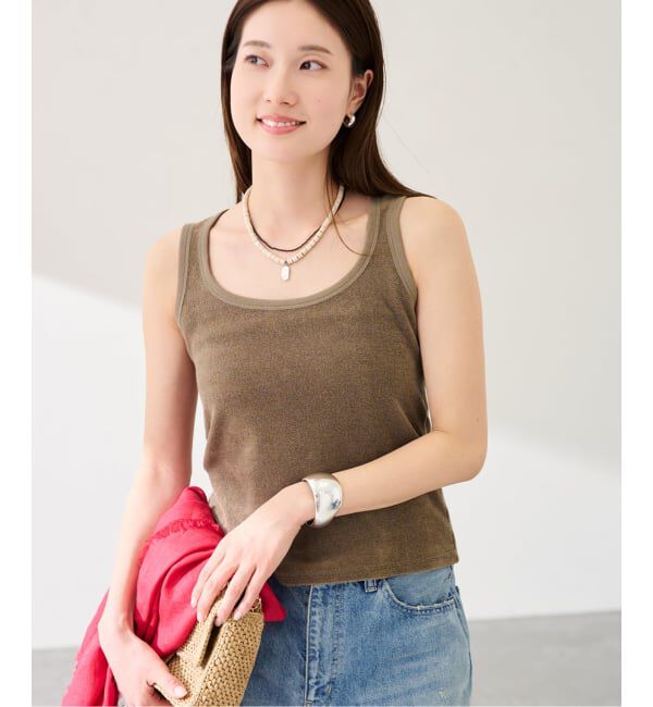 FRAMeWORK「≪予約≫FRAMeWORK&times;ARCHI PILE タンクトップ」|タンクトップ|ブラウン