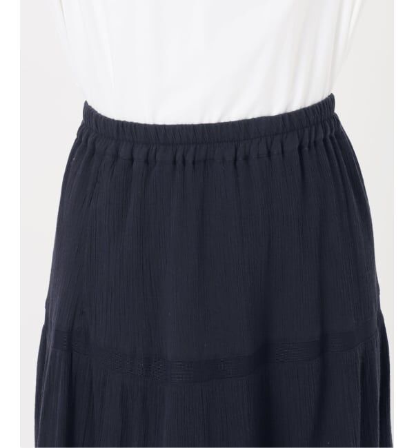 FRAMeWORK「≪追加予約≫コットンメッシュ切り替えスカート 2」|スカート|