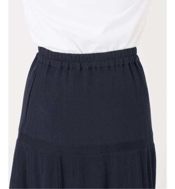 FRAMeWORK「≪追加予約≫コットンメッシュ切り替えスカート 2」|スカート|