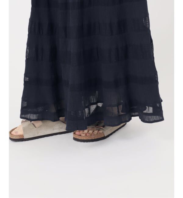 FRAMeWORK「≪追加予約≫コットンメッシュ切り替えスカート 2」|スカート|