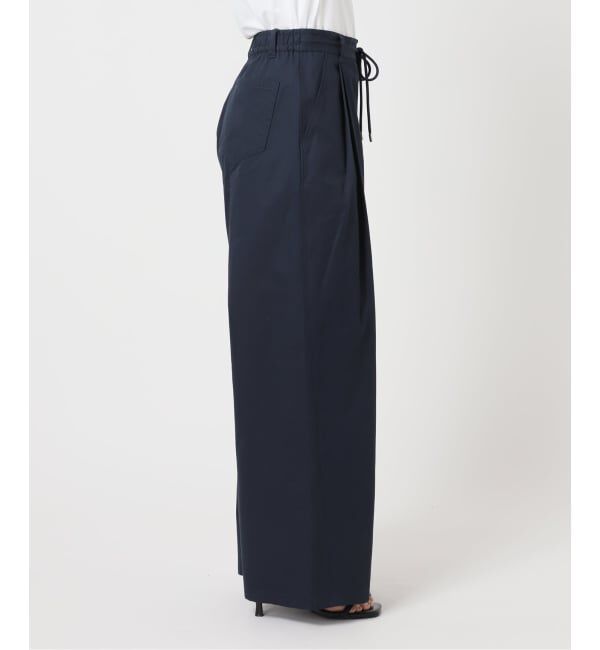 U by SPICK&SPAN「《追加予約》ルーズタックチノパンツ」|チノ|