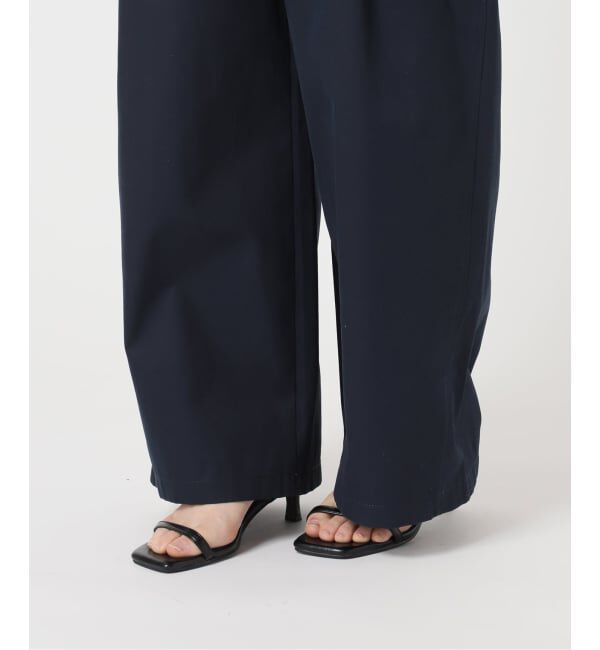 U by SPICK&SPAN「《追加予約》ルーズタックチノパンツ」|チノ|