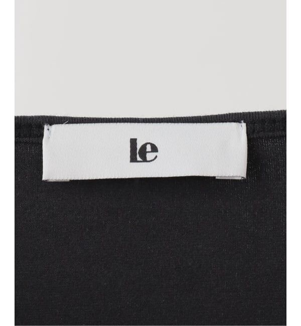  「【洗える】le / ル スクエアネック タンクトップ」|タンクトップ|