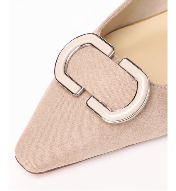  「3.5cmオーバルパーツパンプス」|パンプス|