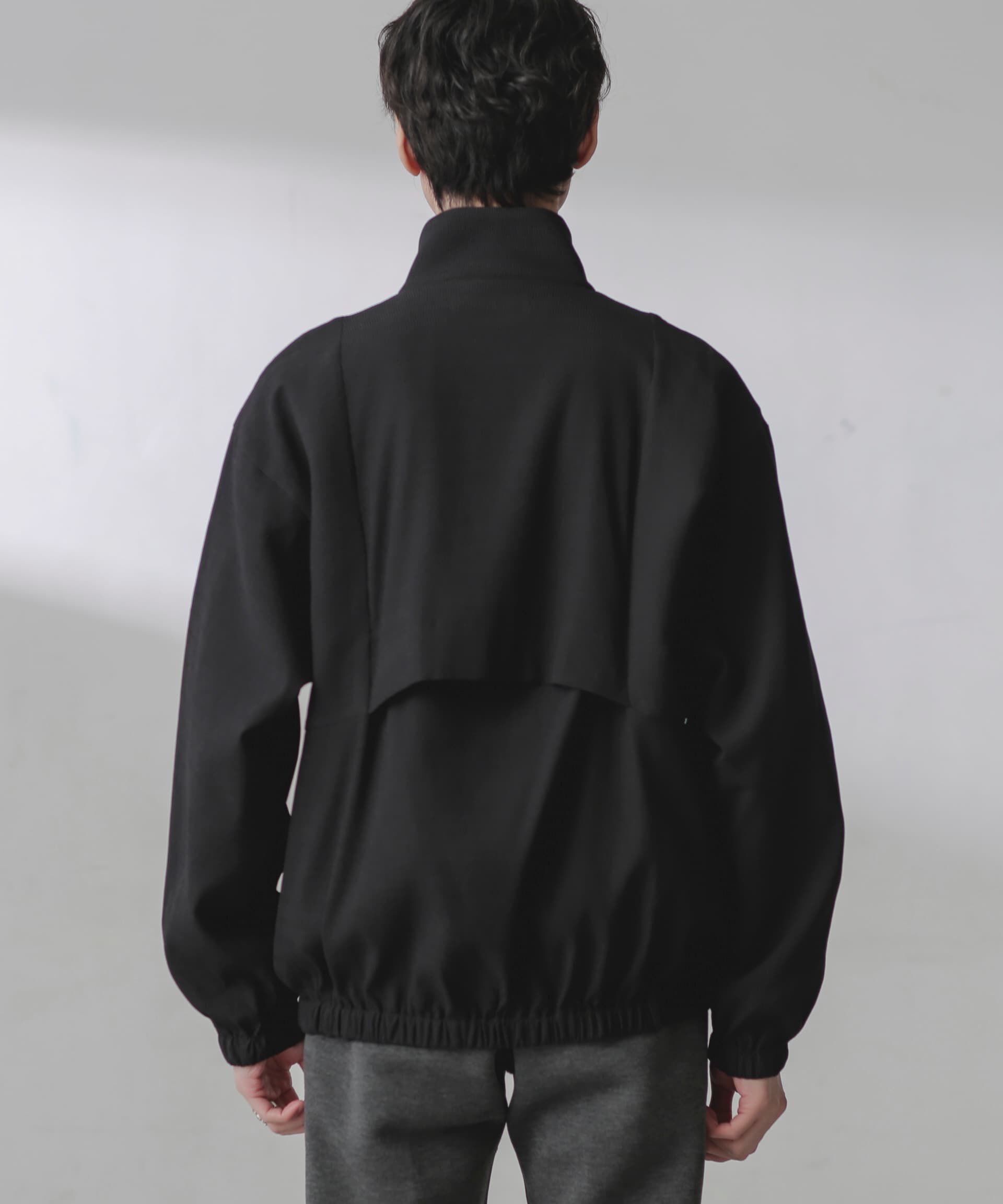 nano･universe「プリーツライクスタンドカラーブルゾン」|ブルゾン・スタジャン|