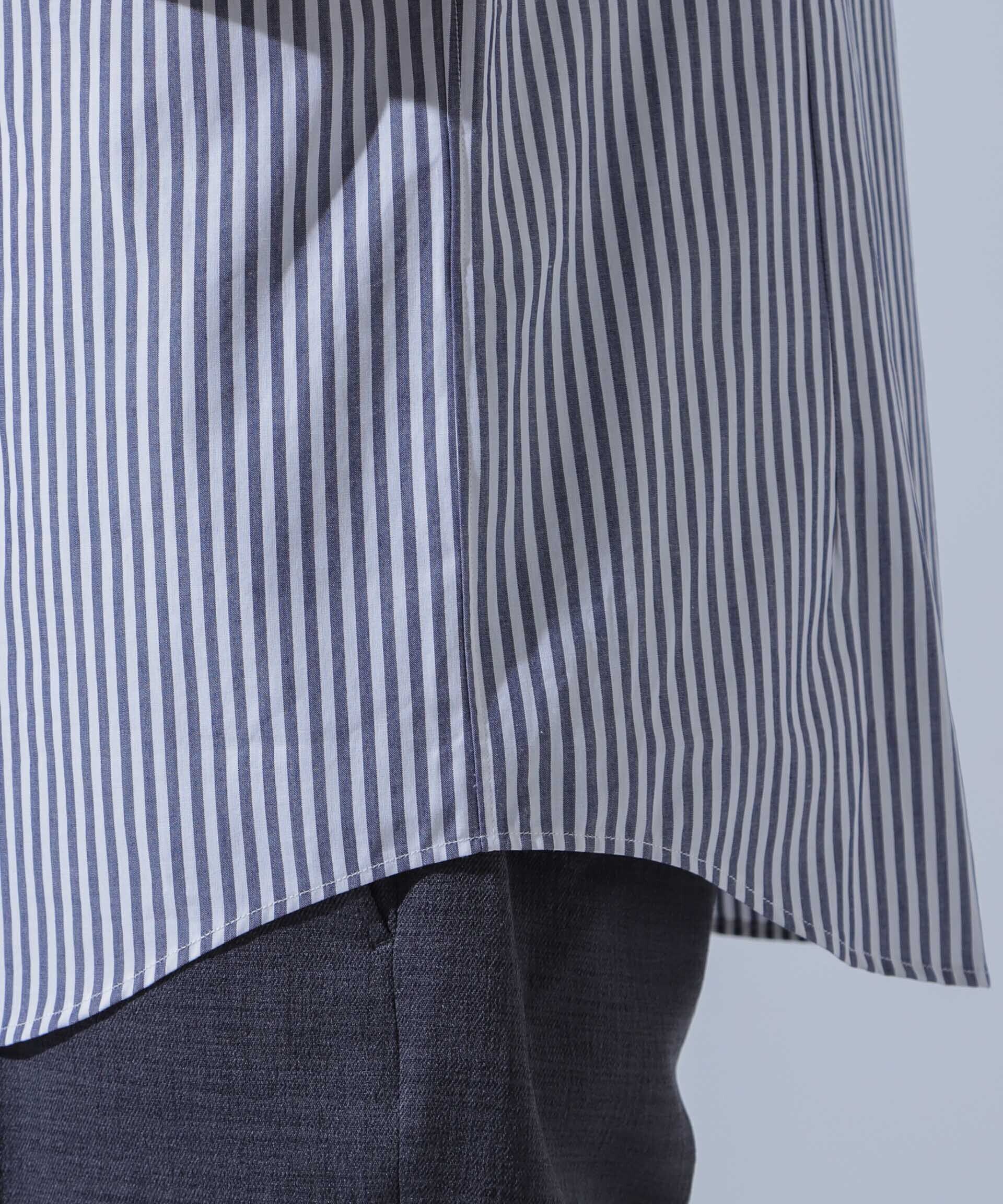 nano･universe「「N SHIRTS」AntiSoaked(R)汗染み防止セミワイドカラーシャツ半袖」|シャツ・ブラウス|