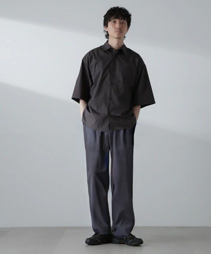 nano･universe「TCタイプライターシャツ 半袖」|シャツ・ブラウス|