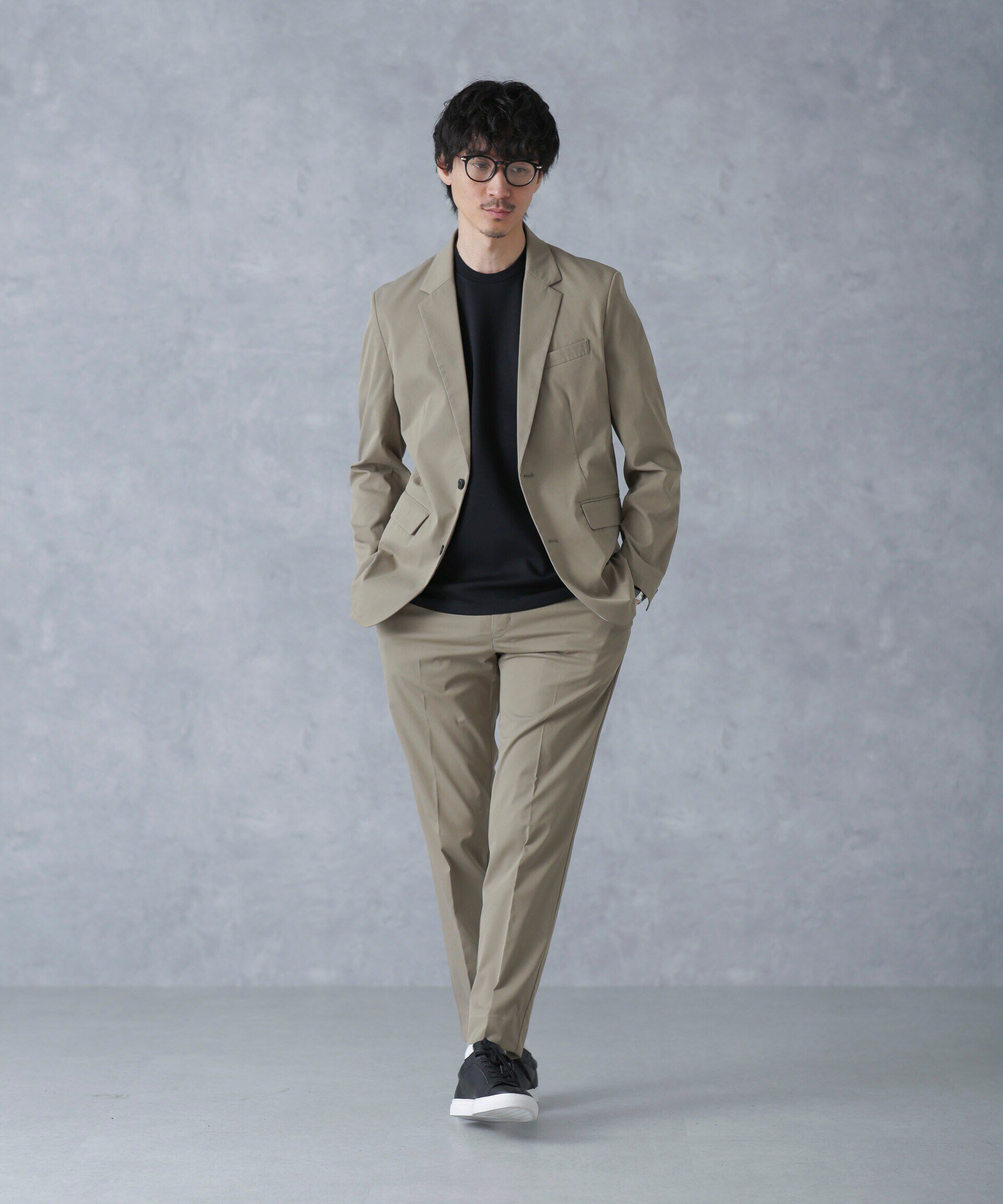 nano･universe「ジャケT(R)プレミアム クルーネック 半袖」|Tシャツ・カットソー|