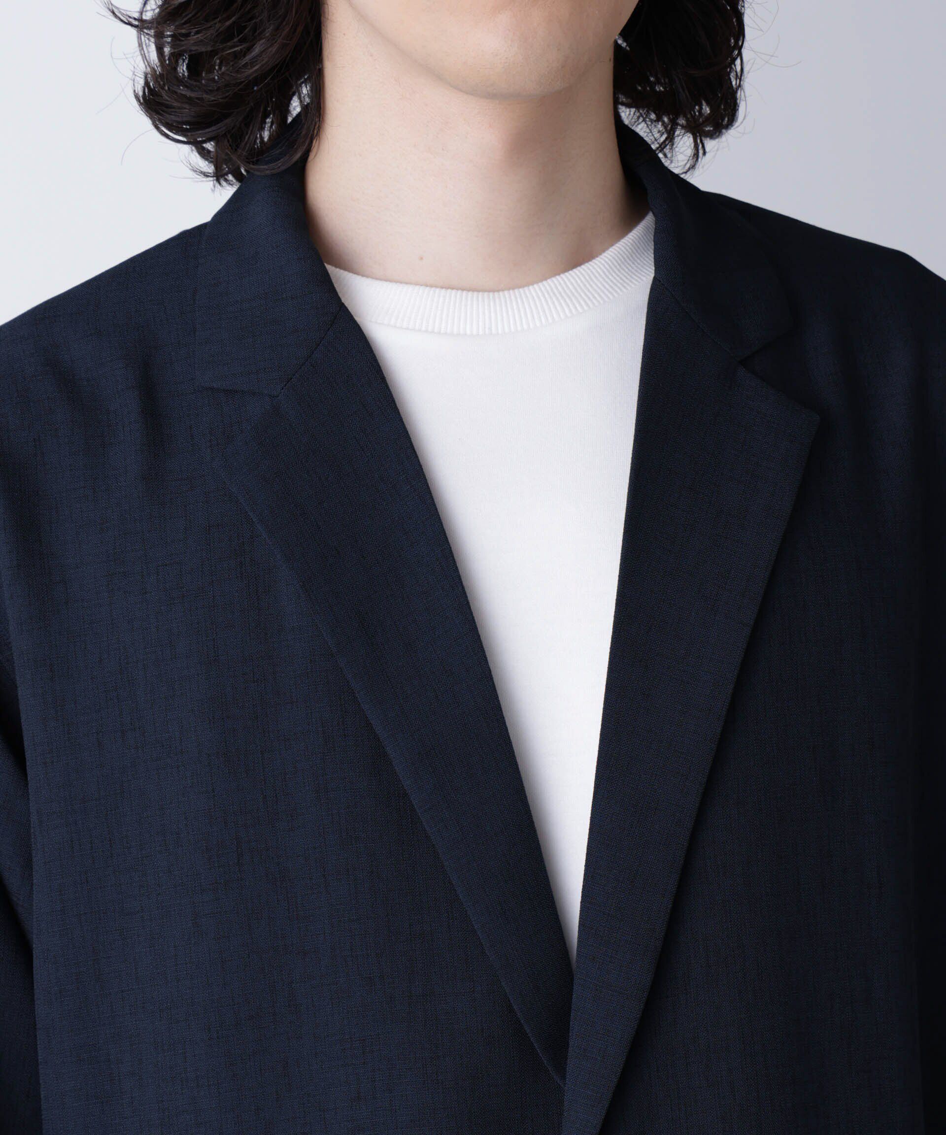 nano･universe「テックリネンラペルシャツ 長袖(セットアップ可)」|シャツ・ブラウス|