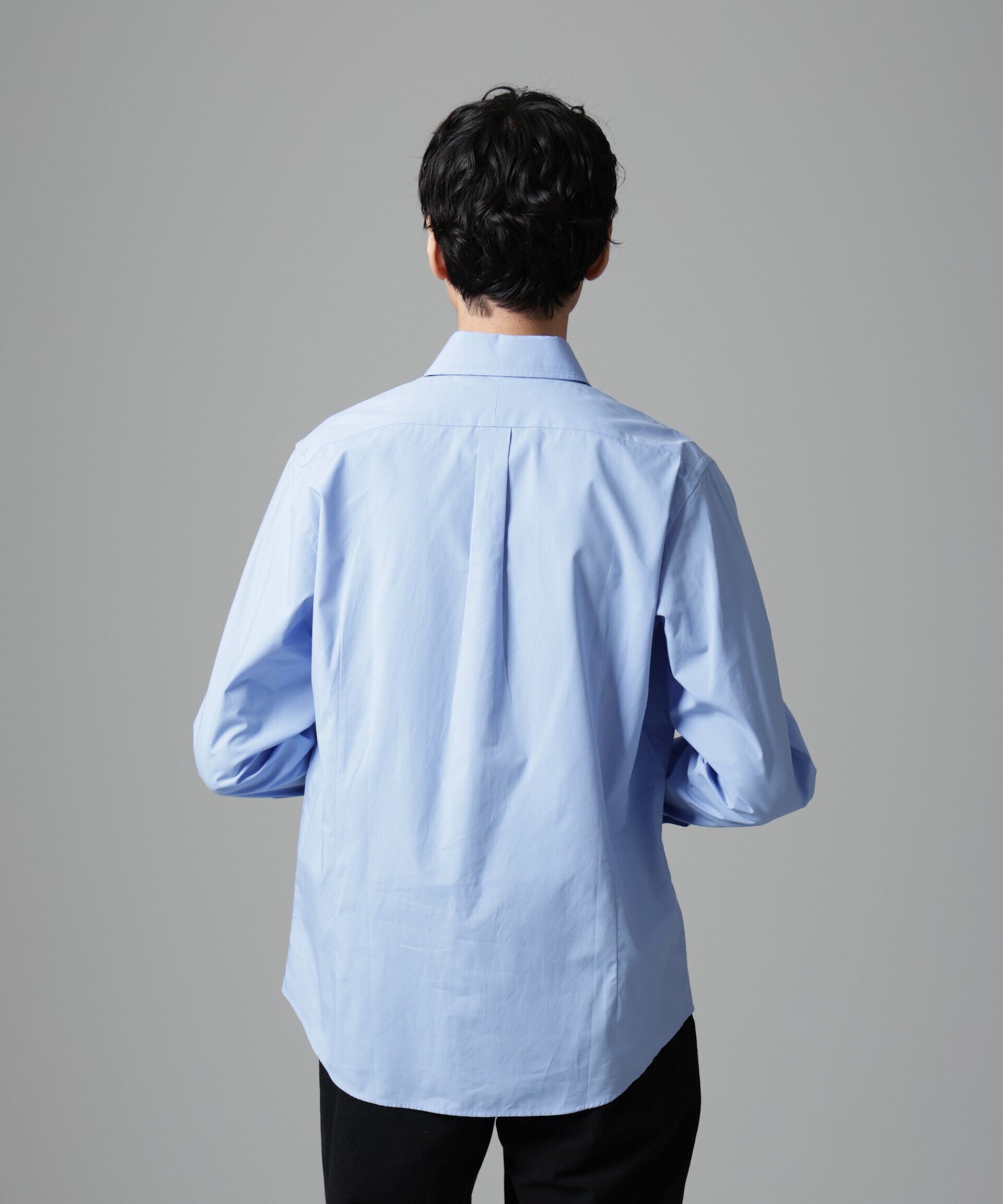 nano･universe「「N SHIRTS」AntiSoaked(R)汗染み防止セミワイドカラーシャツ長袖」|シャツ・ブラウス|