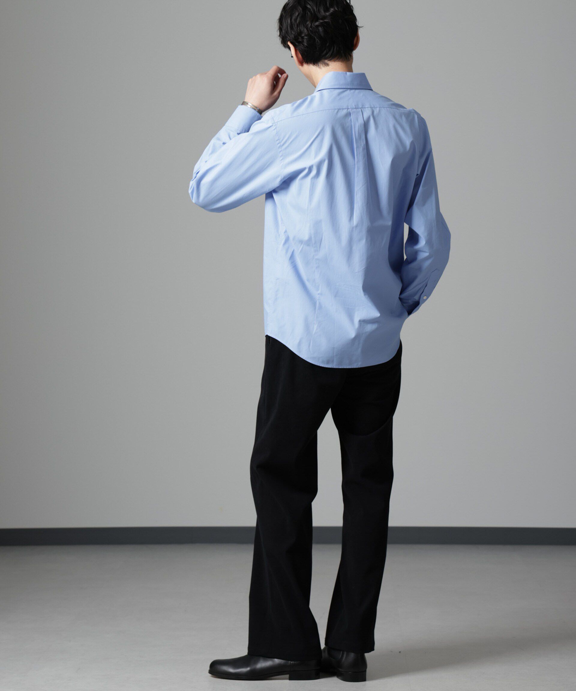 nano･universe「「N SHIRTS」AntiSoaked(R)汗染み防止セミワイドカラーシャツ長袖」|シャツ・ブラウス|