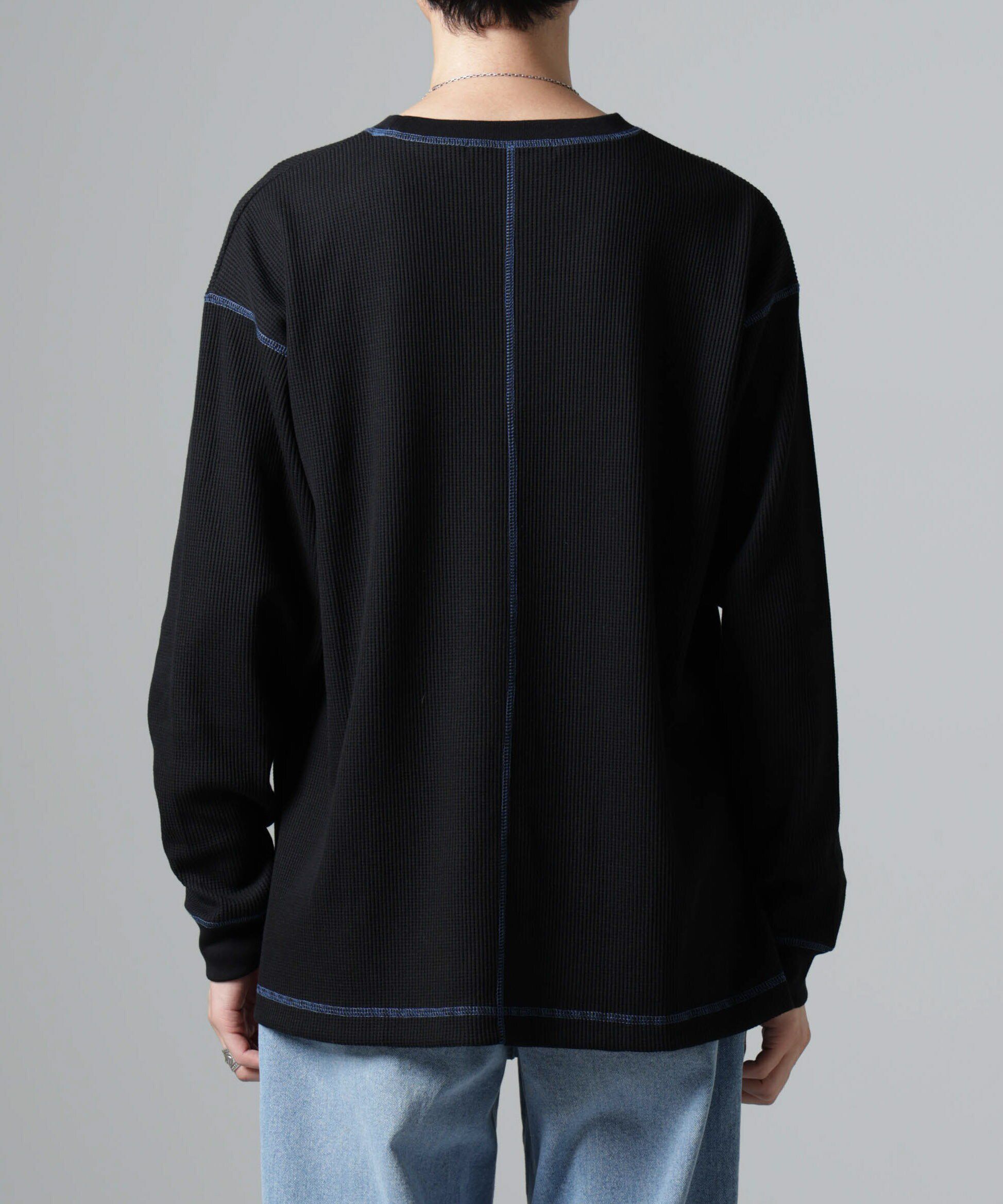 nano･universe「ステッチワッフルＴシャツ 長袖」|Tシャツ・カットソー|