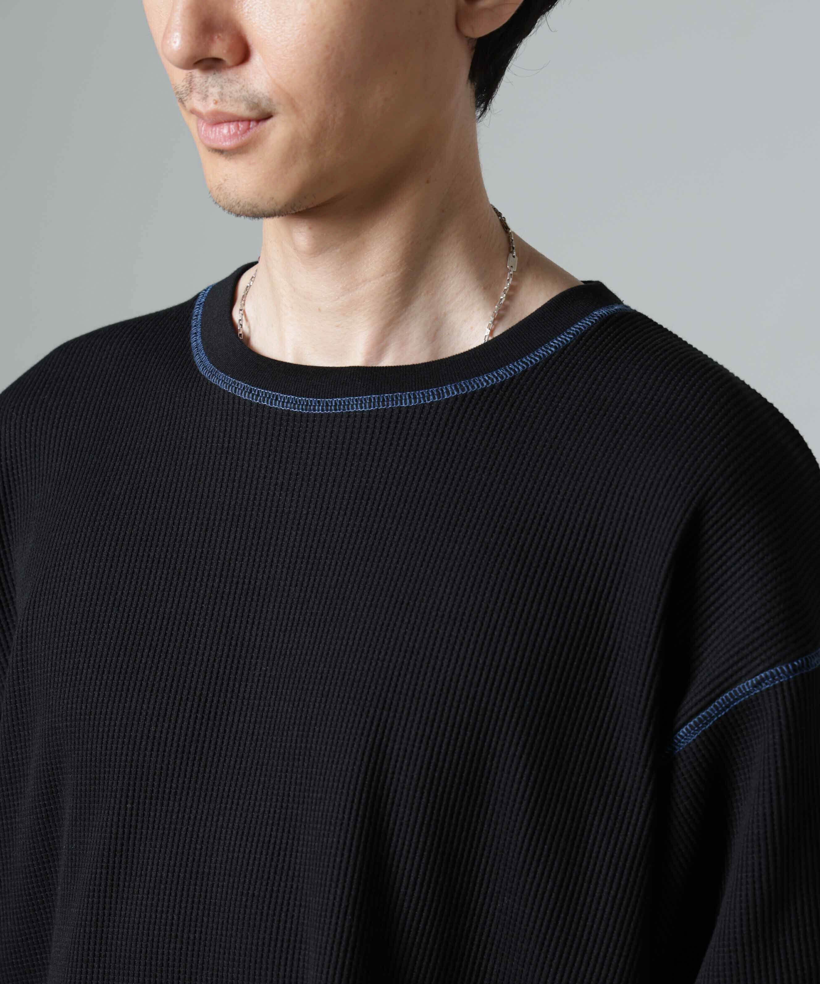 nano･universe「ステッチワッフルＴシャツ 長袖」|Tシャツ・カットソー|