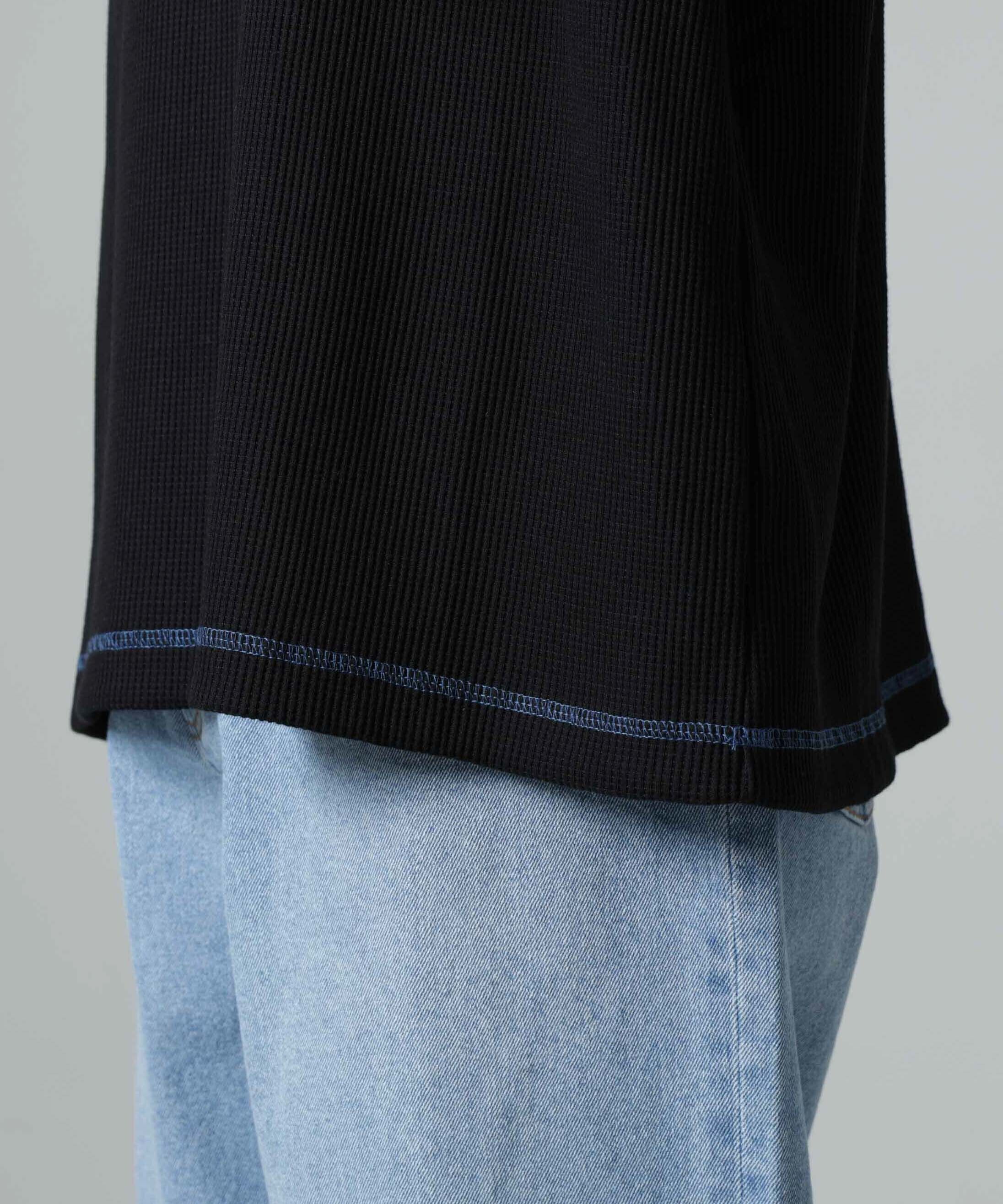 nano･universe「ステッチワッフルＴシャツ 長袖」|Tシャツ・カットソー|