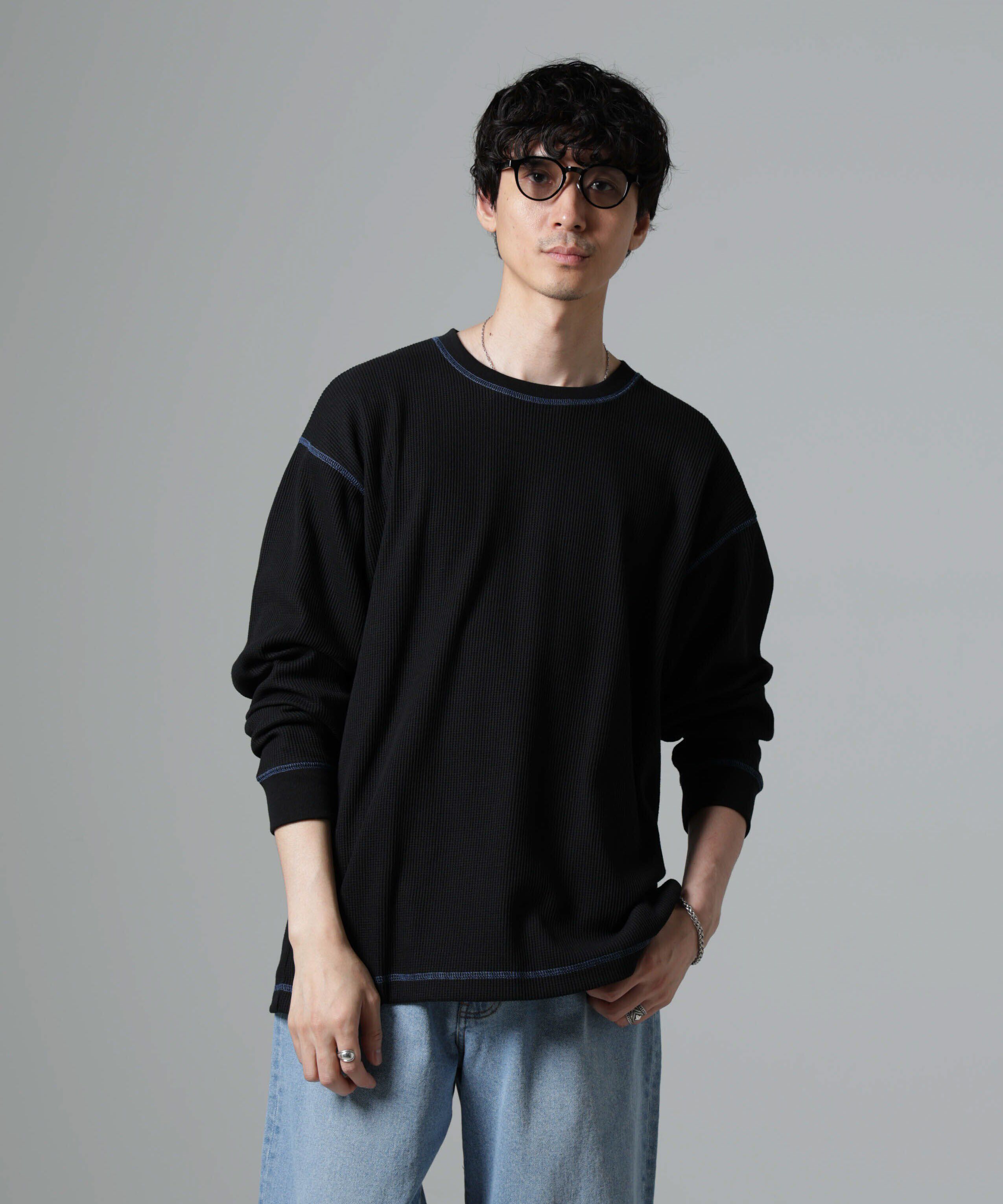 nano･universe「ステッチワッフルＴシャツ 長袖」|Tシャツ・カットソー|