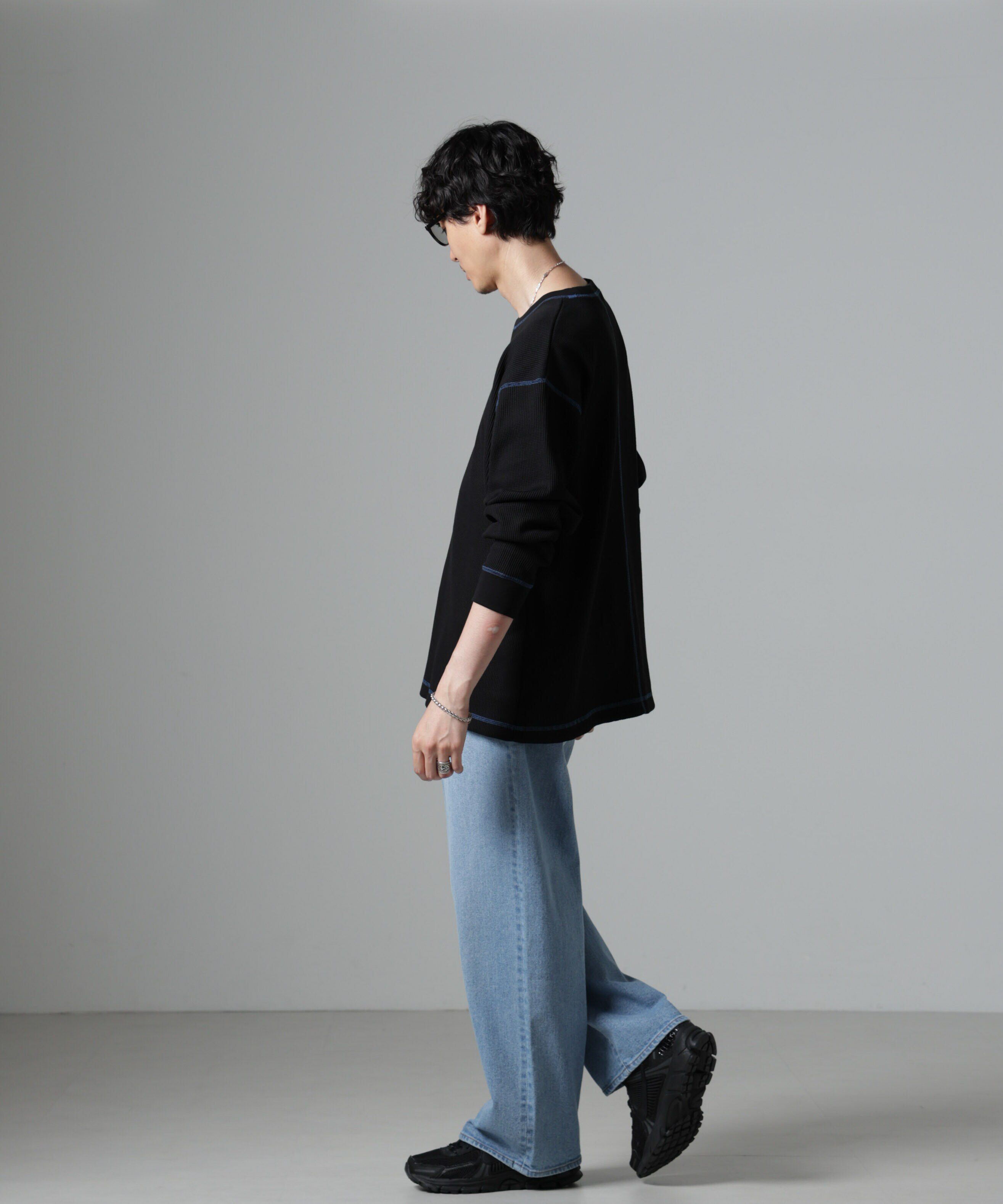 nano･universe「ステッチワッフルＴシャツ 長袖」|Tシャツ・カットソー|