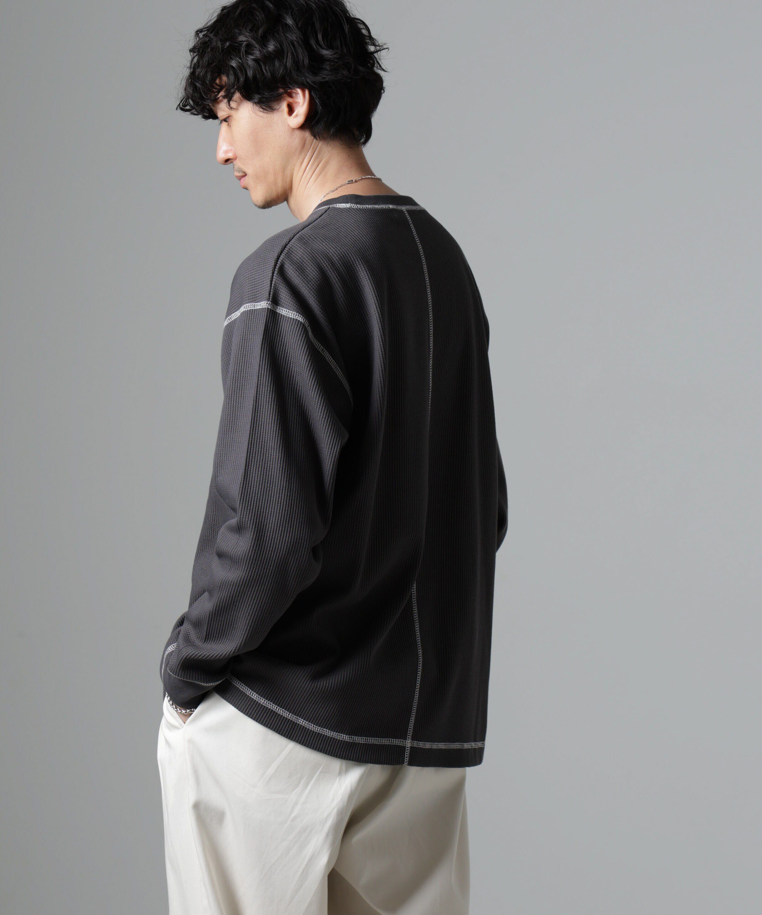 nano･universe「ステッチワッフルＴシャツ 長袖」|Tシャツ・カットソー|