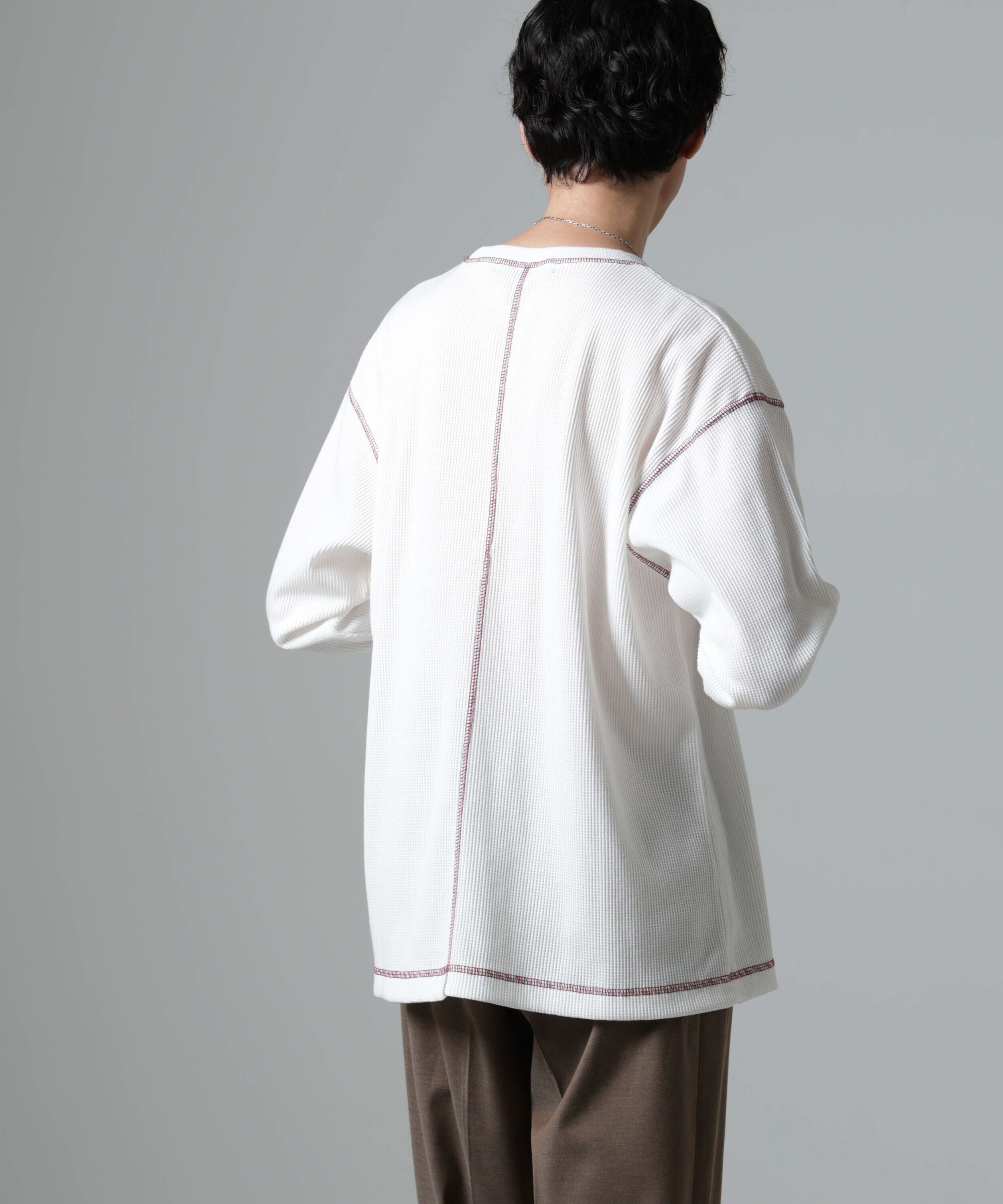 nano･universe「ステッチワッフルＴシャツ 長袖」|Tシャツ・カットソー|